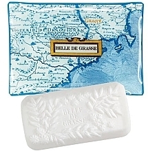 Fragonard Belle De Grasse - Набор (soap/150g + soap/dish/1pc) — фото N1