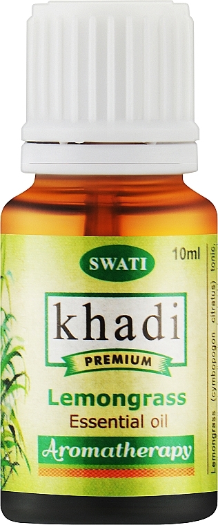 Ефірна олія "Лемонграс" - Khadi Swati Premium Essential Oil — фото N1