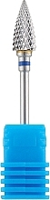 Насадка для фрезера твердосплав (ST-M) Flame, синя - Vizavi Professional — фото N1