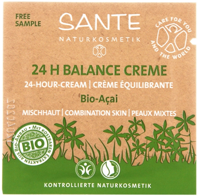 Крем для комбинированной кожи лица 24ч-баланс - Sante Face Care Balance Cream