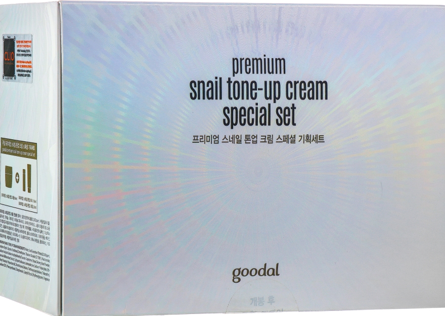 Набір - Goodal Premium Snail Tone-Up Special Set (cr/50ml + toner/18ml + cr/20ml)