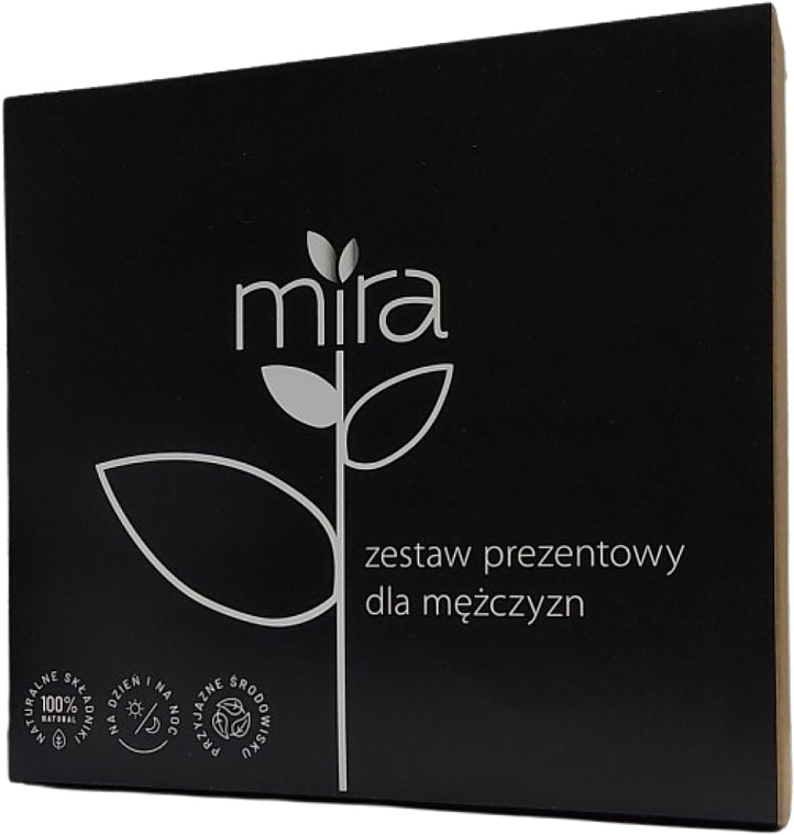 Набір для чоловіків - Mira (f/cr/50g + b/soap/400g + antiperspirant/50g) — фото N1