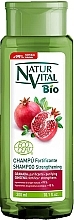 Парфумерія, косметика Зміцнювальний шампунь - Natur Vital Bio Fortifying Strengthening Shampoo Pomegranate