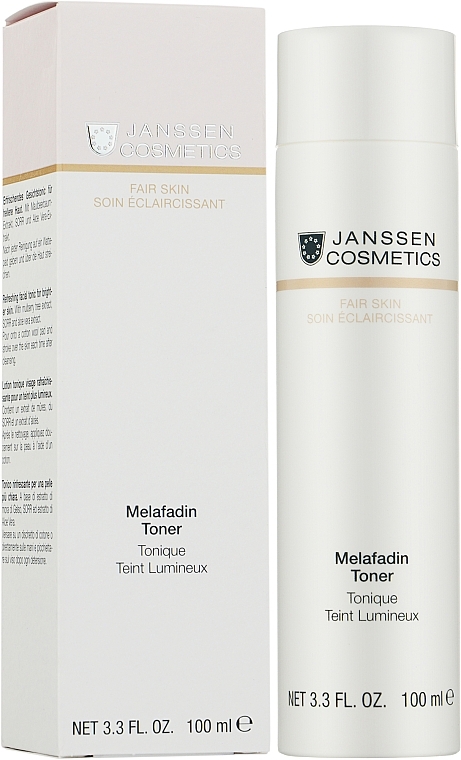 Освітлюючий тонік - Janssen Cosmetics Melafadin Toner — фото N2