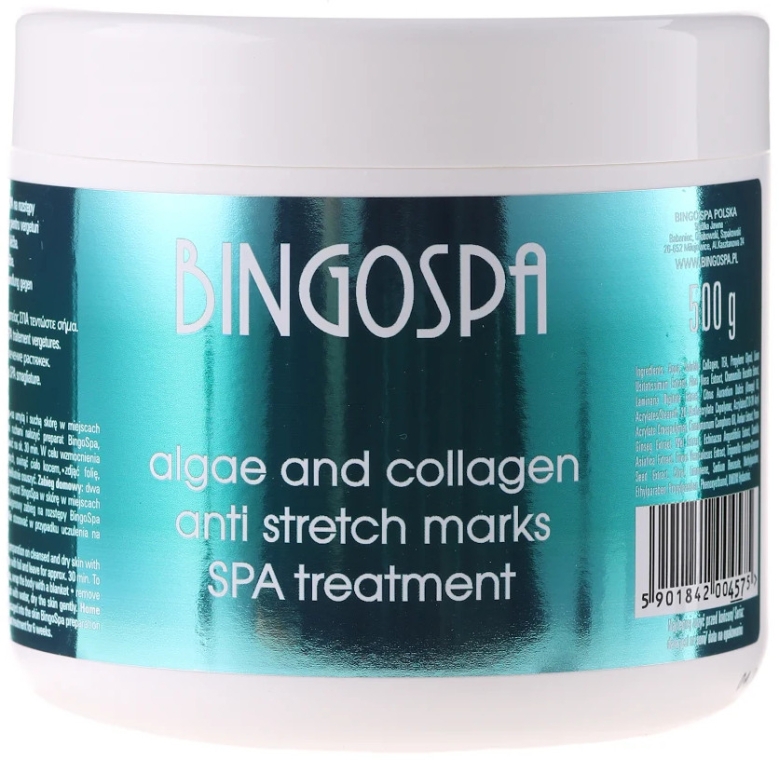 Гель з водоростями та колагеном проти розтяжок  - BingoSpa Algae and Collagen Stretch Mark Reducing Treatment — фото N1