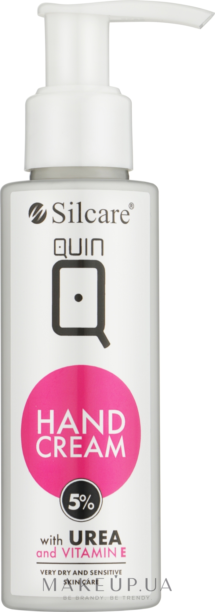 Крем для рук с мочевиной 5% и витамином Е - Silcare Quin Hand Cream — фото 100ml