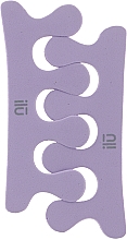 Розділювачі для педикюру, бузкові - Ilu Toe Separator Purple — фото N1