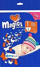 Парфумерія, косметика Підгузки Magics Premium 1 Newborn 2-5 кг, 3 шт. - Magics