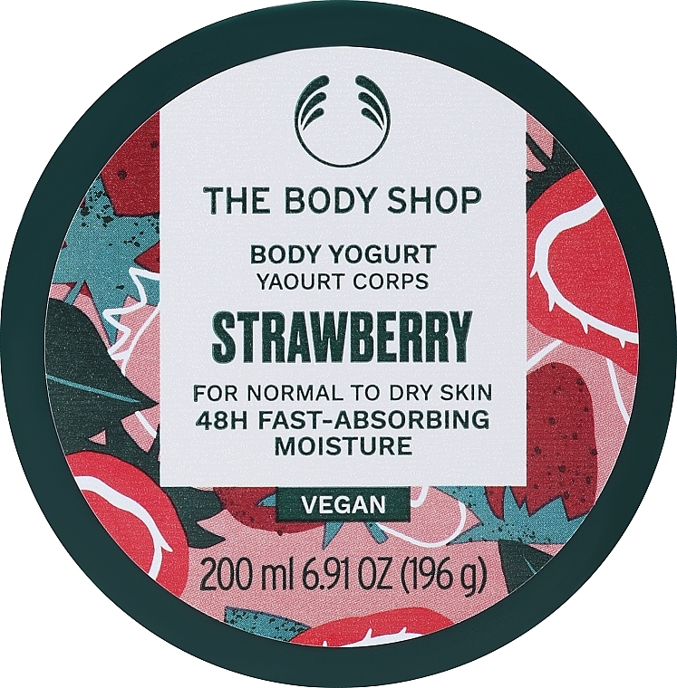 Йогурт для тіла "Полуниця" - The Body Shop Strawberry Body Yogurt