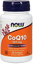 Коэнзим Q10, 100 мг, 50 гелевых капсул - Now Foods CoQ10 — фото N1