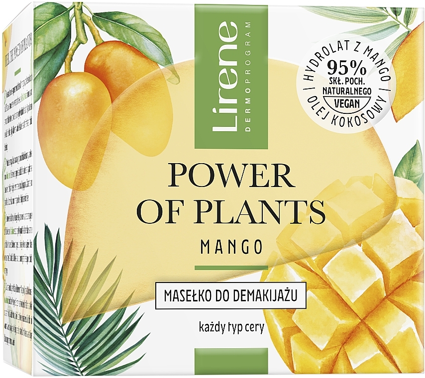 Масло для снятия макияжа "Манго" - Lirene Power Of Plants Mango Make-Up Remover Butter — фото N2