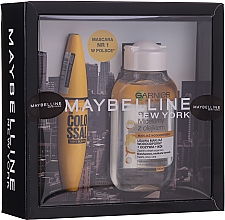 Духи, Парфюмерия, косметика Набор - Maybelline (mascara/10.7ml + micellar water/100ml)