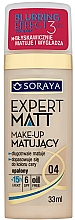 Парфумерія, косметика Матувальний тональний крем - Soraya Expert Matt Make-up SPF6