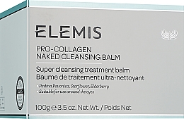 Бальзам для умывания про-коллаген без аромата - Elemis Pro-Collagen Naked Cleansing Balm — фото N2