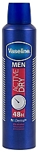 Духи, Парфюмерия, косметика Дезодорант-спрей - Vaseline Men Active Dry 48H Deodorant