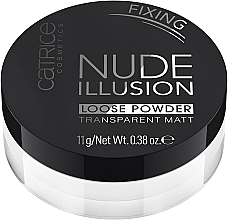 Розсипчаста пудра для обличчя, прозора матуюча - Catrice Nude Illusion Loose Powder — фото N2
