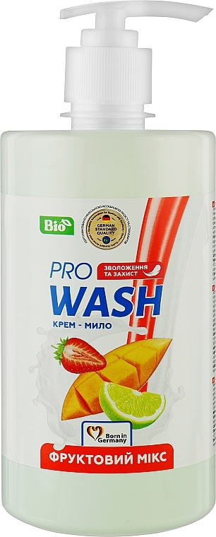 Жидкое крем-мыло "Фруктовый микс" - Pro Wash — фото N1
