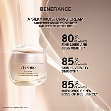 Крем для обличчя, що розгладжує зморшки - Shiseido Benefiance Wrinkle Smoothing Cream — фото N5