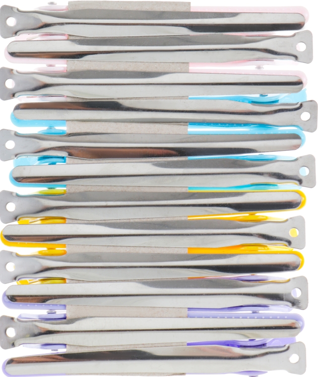 Зажимы пластиковые, 964089, разноцветные - SPL — фото N2