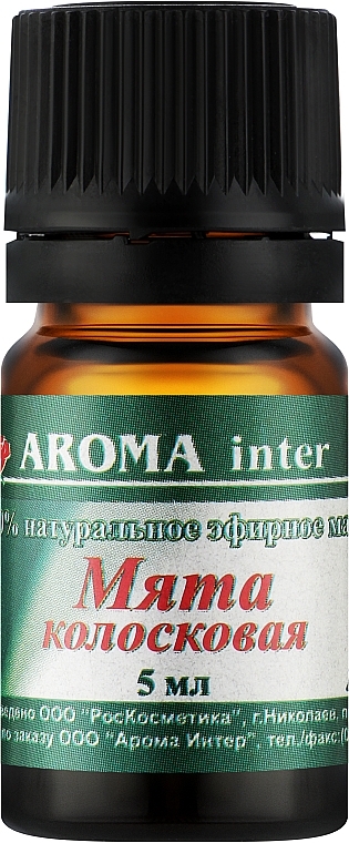 Ефірна олія "М'ята колоскова" - Aroma Inter — фото N1
