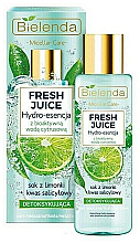 Духи, Парфюмерия, косметика Гидроэссенция для лица "Лайм" - Bielenda Fresh Juice Detoxifying Face Hydro Essence Lime