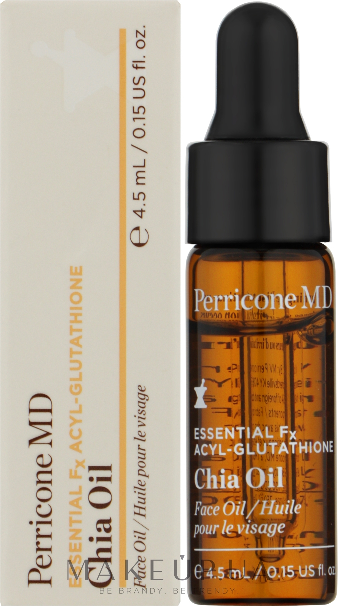Сироватка-олія для обличчя - Perricone MD Essential Fx Acyl-Glutathione Chia Facial Oil — фото 4.5ml