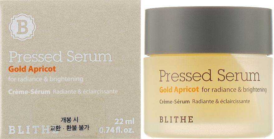 Сыворотка-крем для лица - Blithe Pressed Crystal Gold Apricot Serum — фото N2