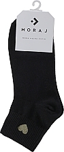 Парфумерія, косметика Жіночі шкарпетки, CSL200-895, чорні з сердечком - Moraj