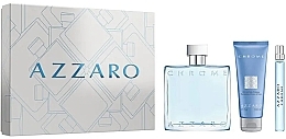 Парфумерія, косметика Azzaro Chrome - Набір (edt/100ml + shmp/75ml + edt/mini/10ml)