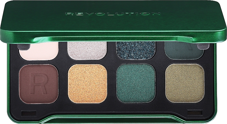 Палетка тіней для повік, 8 кольорів - Makeup Revolution Forever Flawless Dynamic — фото N1