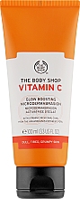 Абразивний скраб для обличчя "Вітамін С" - The Body Shop Vitamin C Glow Boosting Microdermabrasion — фото N1