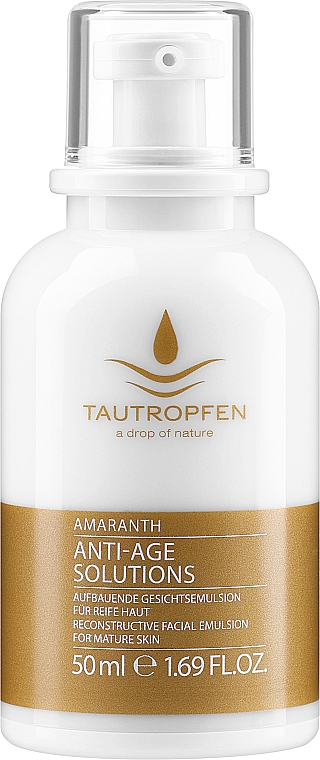 Відновлювальна емульсія для обличчя - Tautropfen Amarant Anti-Age Solutions — фото N1