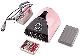 Фрезер для манікюру та педикюру ZS-711 Pink Professional, 65W/35000 об. + 6 покращених фрез - Nail Drill — фото N2