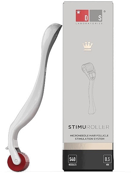 Дермаролер для стимулювання росту волосся, 0,5 мм - DS Laboratories StimuROLLER Microneedling Dermaroller — фото N1
