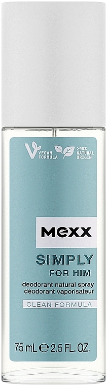 Mexx Simply For Him - Дезодорант-спрей — фото N1