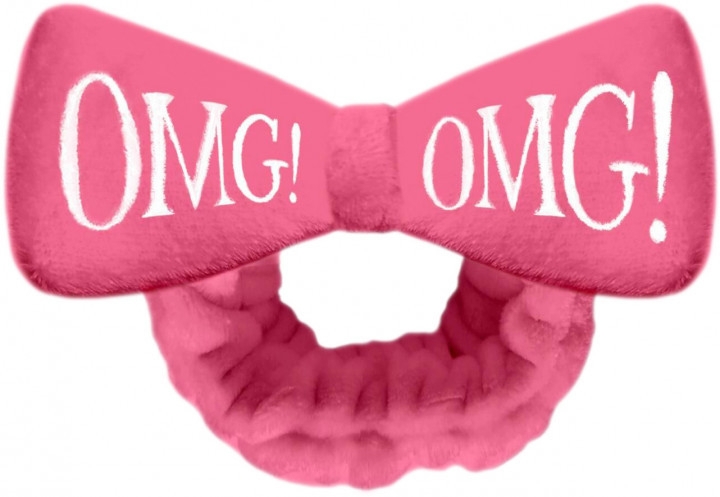 Косметическая повязка для волос, ярко розовая - Double Dare OMG! Hot Pink Hair Band — фото N1