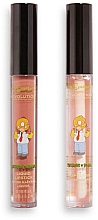 Набір для макіяжу губ - Makeup Revolution The Simpsons Treehouse of Horror Lip Set Donut Head Homer (lipgloss/3.2ml + lipstick/3.2ml) — фото N3