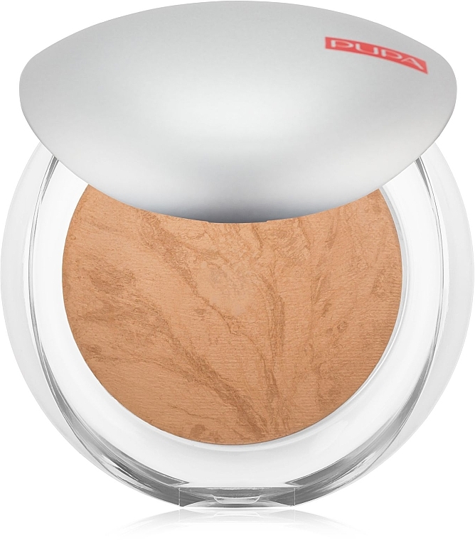 УЦЕНКА Пудра для лица компактная запеченная - Pupa Luminys Silky Baked Face Powder * — фото N1