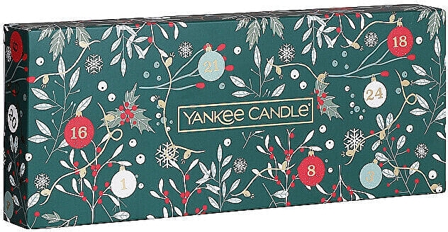 Набір - Yankee Candle Countdown to Christmas (10х9.8g + tealight/holder) — фото N1