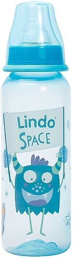 Пляшечка для годування із силіконовою соскою - Lindo Li 138 — фото N1