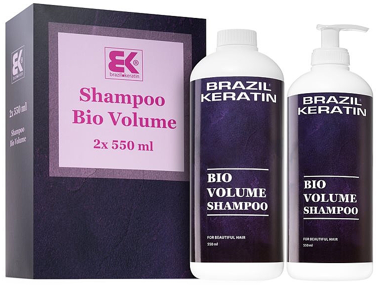 Набір - Brazil Keratin Bio Volume Shampoo Set (h/shampoo/550mlx2) — фото N1