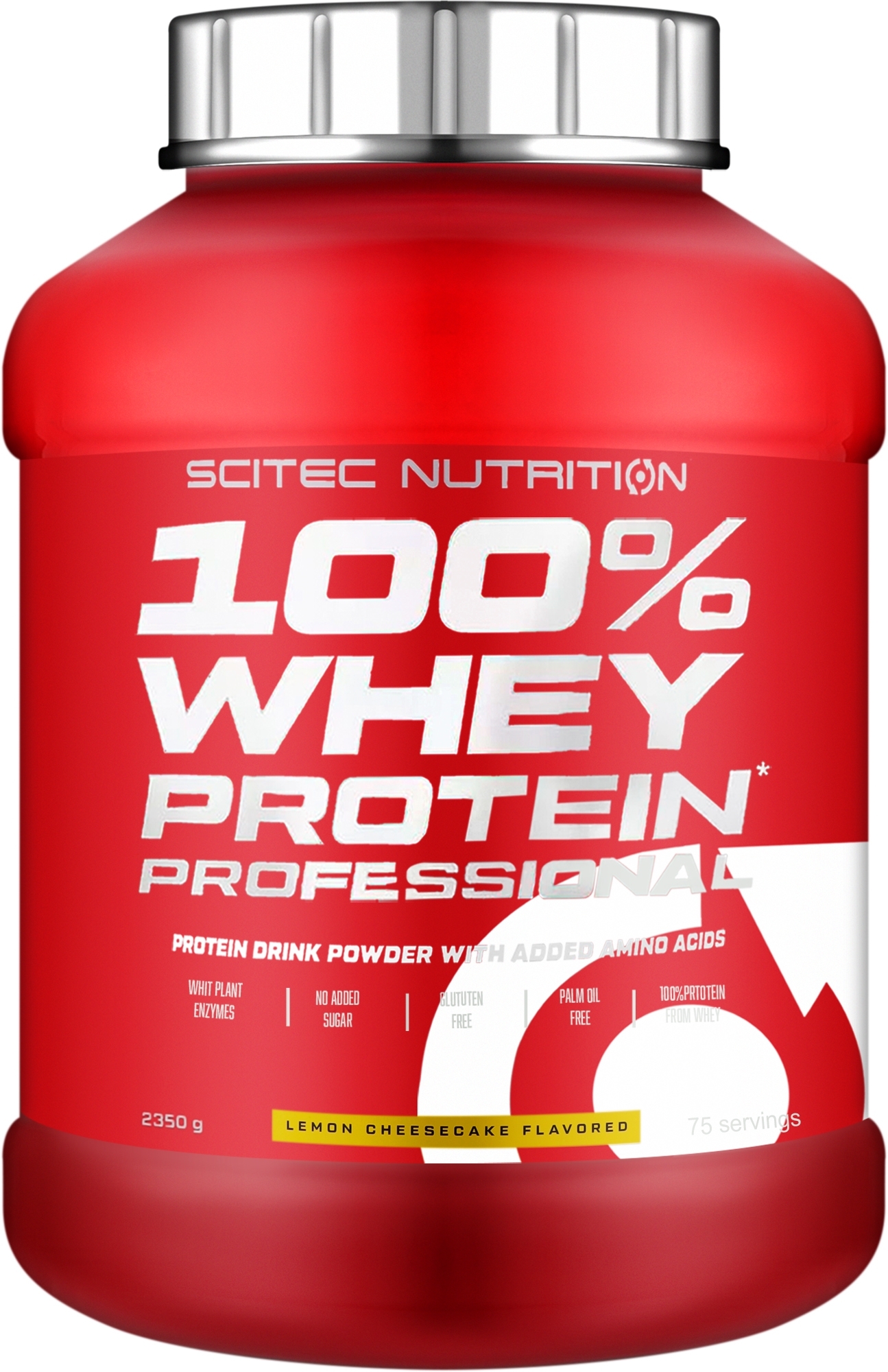 Протеин - Scitec Nutrition 100% Whey Protein Professional Lemon Cheescake — фото 2350g