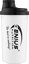 Духи, Парфюмерия, косметика Шейкер 700 мл, белый с черным - Genius Nutrition Royal Shaker Black/White