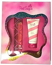 Духи, Парфюмерия, косметика Pink Sugar Eau - Набор (edt/100ml + sh/gel/100ml)