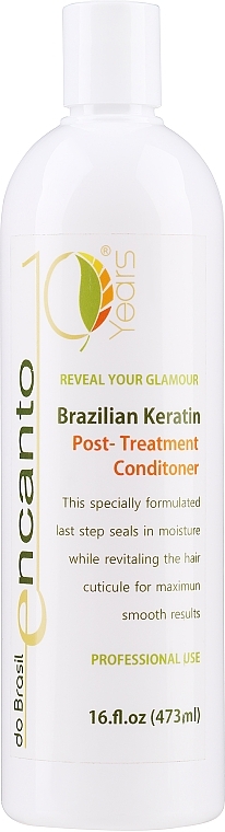 Кондиціонер, що зберігає ефект кератинового випрямлення волосся - Encanto Brazilian Keratin Post-Treatment Conditioner — фото N1
