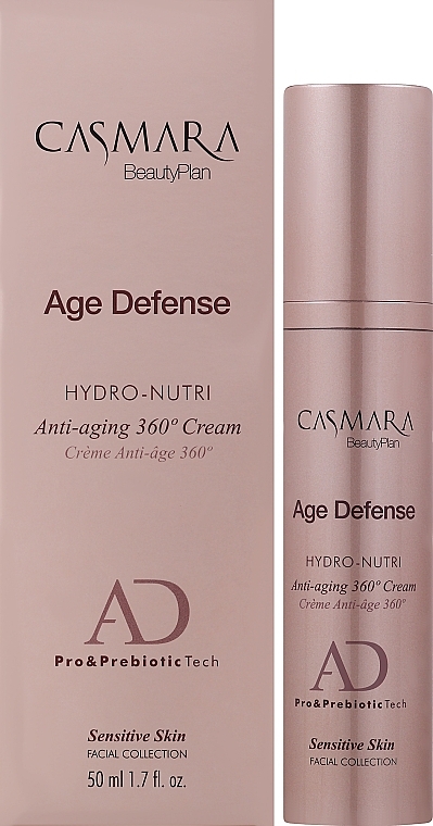 Гидропитательный крем с про и пребиотиками "Защита возраста" - Casmara Age Defense Cream — фото N2