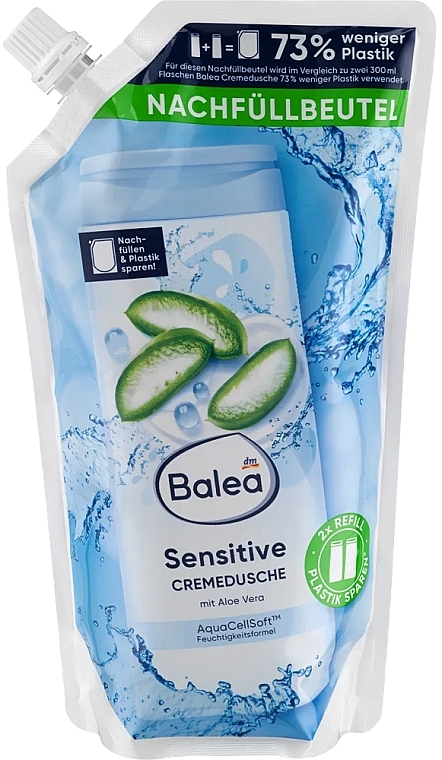 Крем-гель для душу - Balea Sensitive Shower Gel (змінний блок)