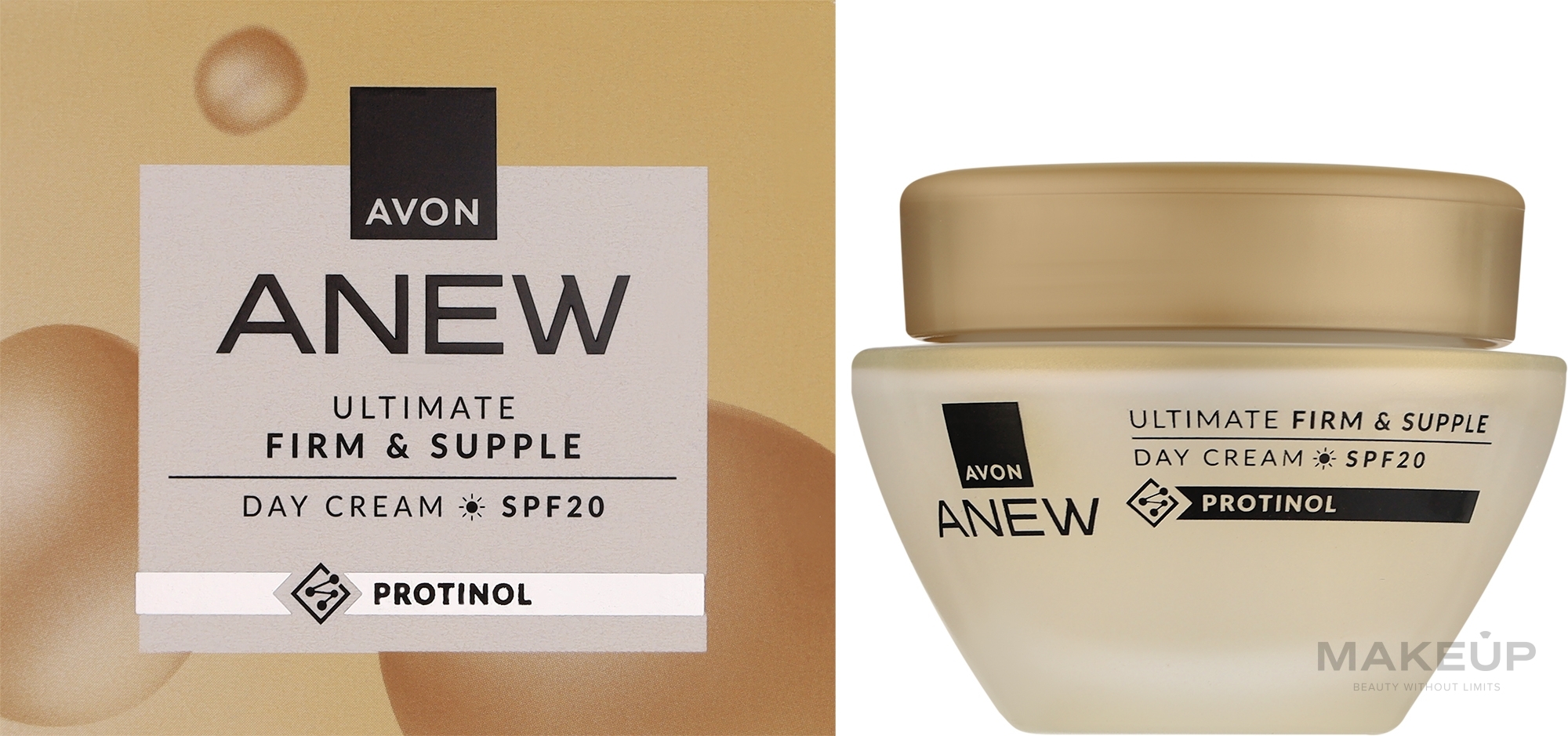 Денний крем для обличчя з протинолом - Avon Anew Ultimate Firm & Supple Day Cream Protinol SPF 20 — фото 50ml