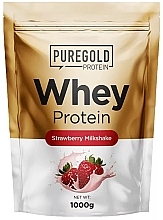 Протеїн "Полуничний мілкшейк" - PureGold Whey Protein Strawberry Milkshake — фото N1