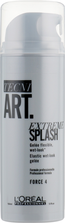 Гель для создания эффекта мокрой укладки волос - L'Oreal Professionnel Tecni.Art Extreme Splash Styling Gel — фото N1